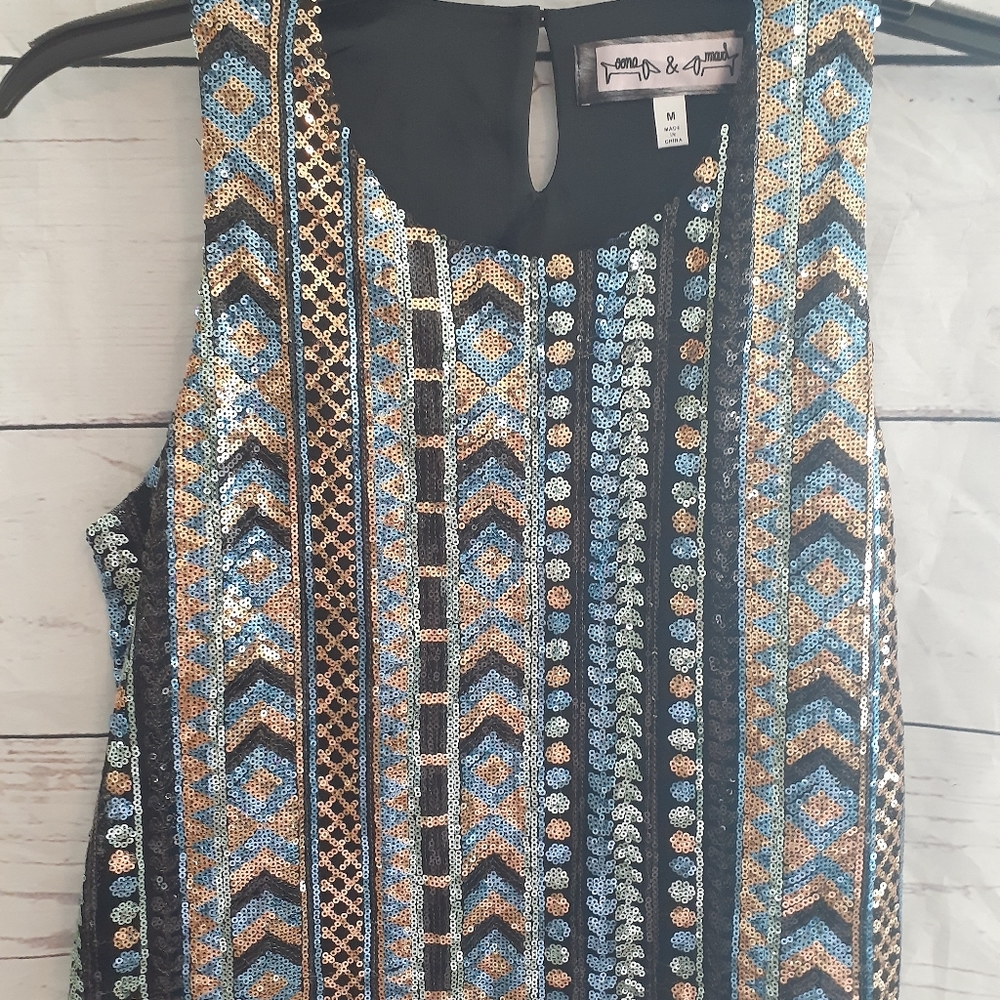 Sequin tank top nwot